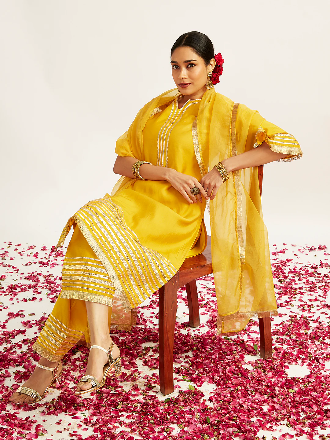 kurti set 3 pc kurti set